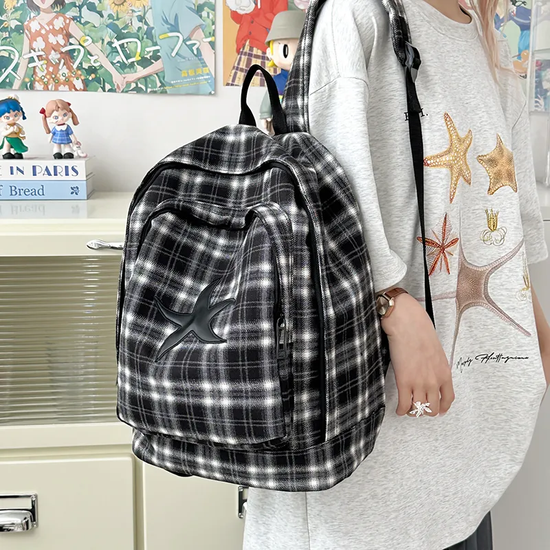 WICKBUEN Nylon Backpack Regular Unisex Black-3