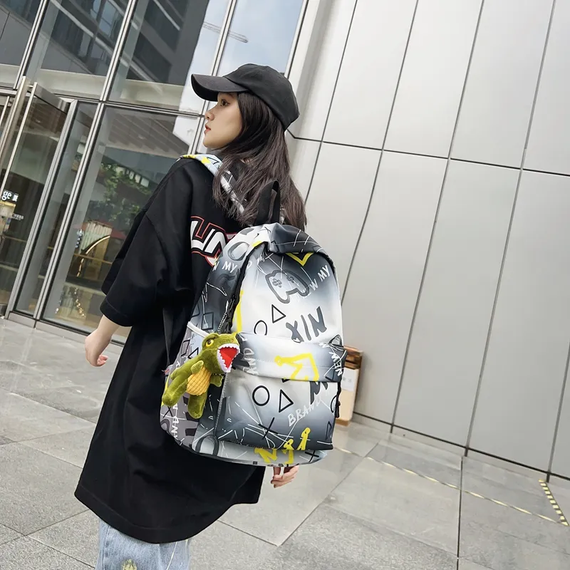 WICKBUEN Nylon Backpack Unisex Multicolor-3