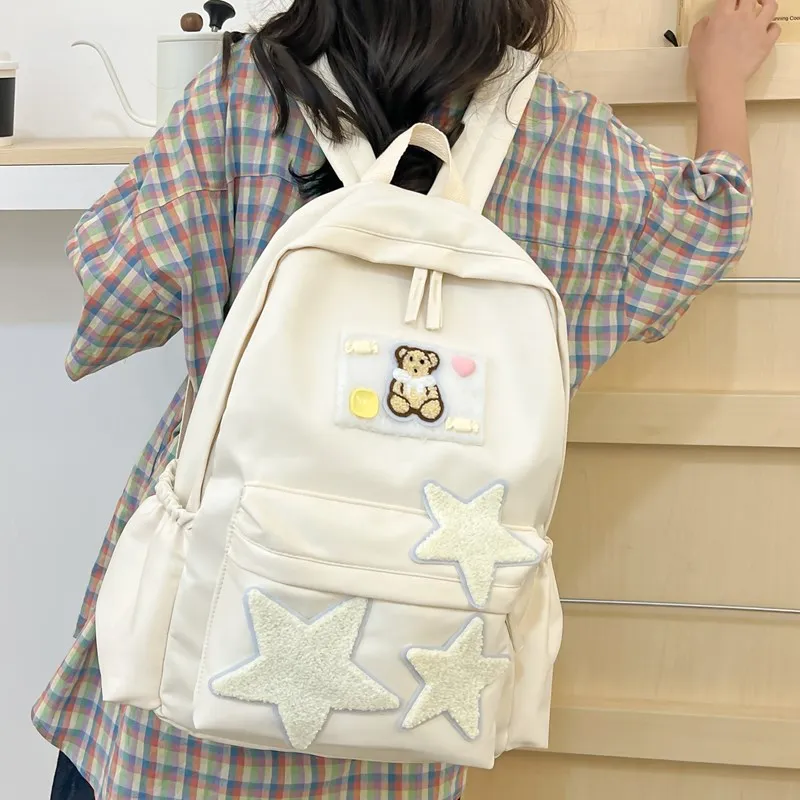 WICKBUEN Composite Cloth Backpack Unisex Multicolor-4