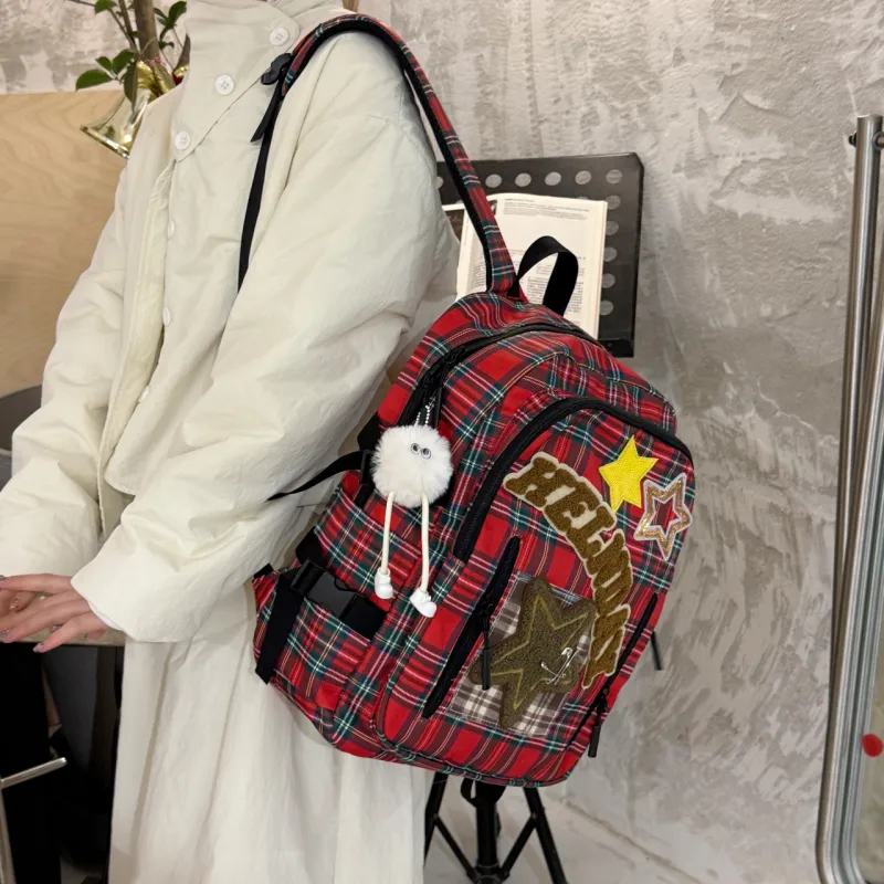 WICKBUEN Nylon Fabric Backpack Women's Multicolor-9