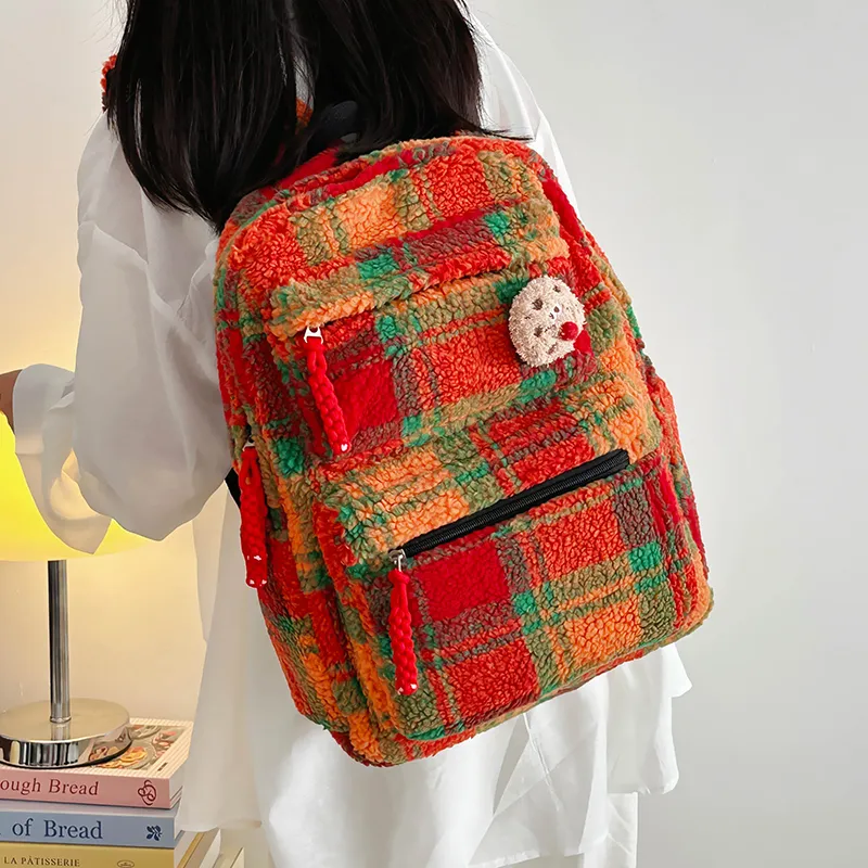 WICKBUEN Nylon Backpack Unisex Multicolor-5