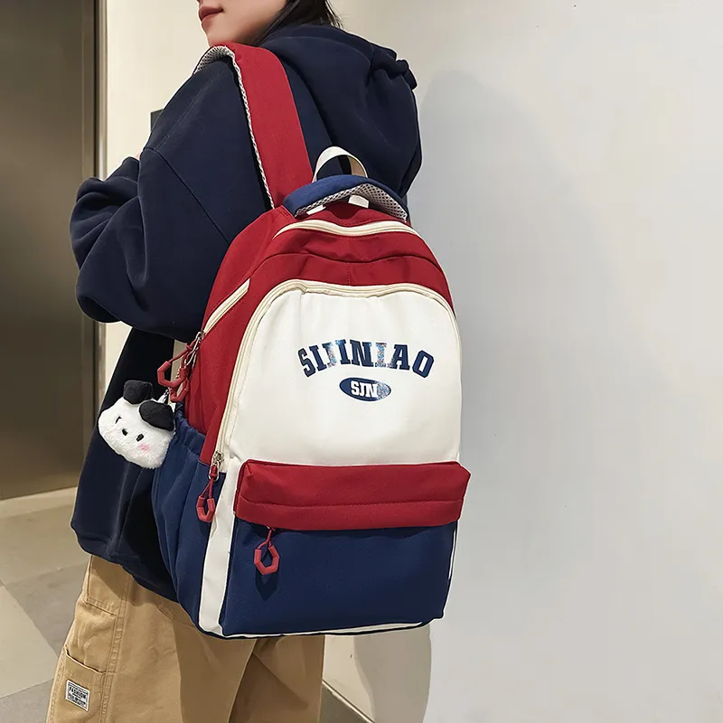 WICKBUEN Nylon Backpack Unisex Multicolor-1