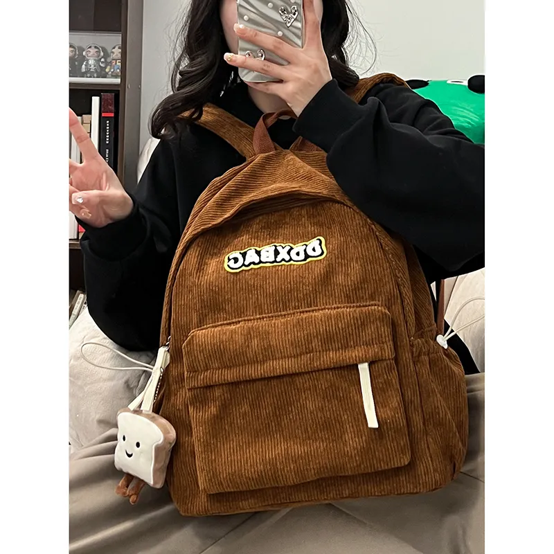 WICKBUEN Corduroy Backpack Regular Unisex-22