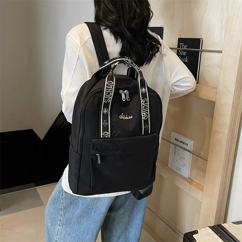 WICKBUEN Canvas Backpack Unisex Multicolor-15