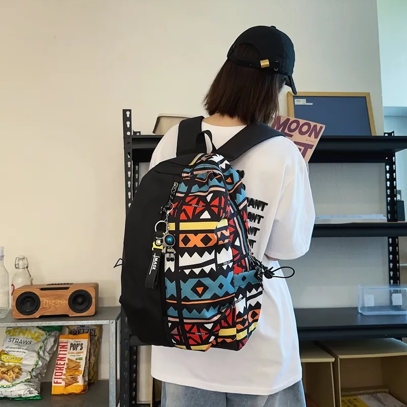 WICKBUEN Nylon Backpack Unisex Multicolor-18