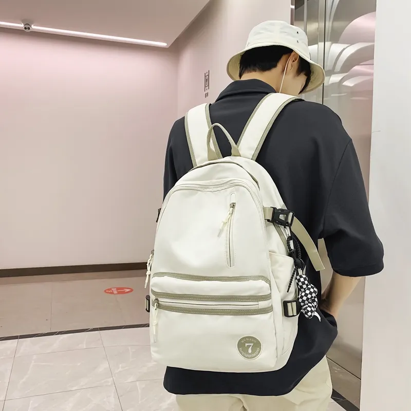 WICKBUEN Nylon Backpack Unisex Multicolor-5
