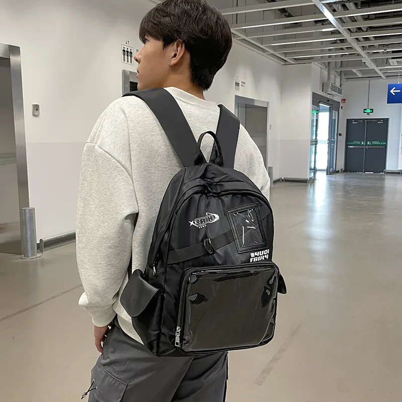 WICKBUEN Nylon Backpack Unisex Multicolor-11
