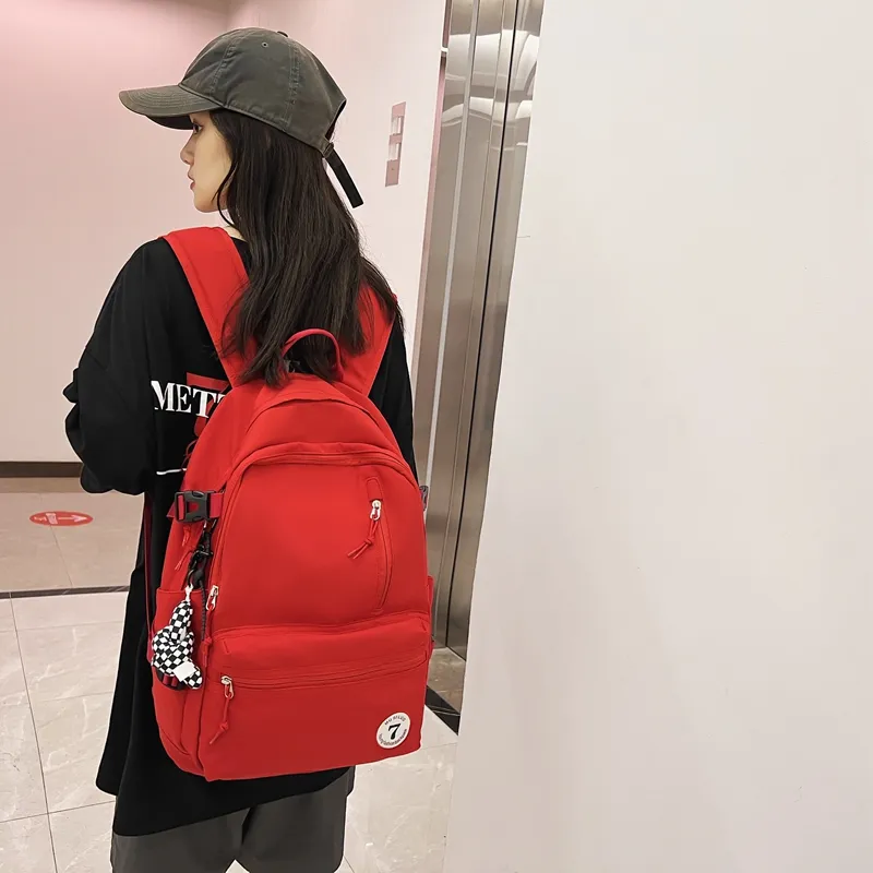 WICKBUEN Nylon Backpack Unisex Multicolor-15