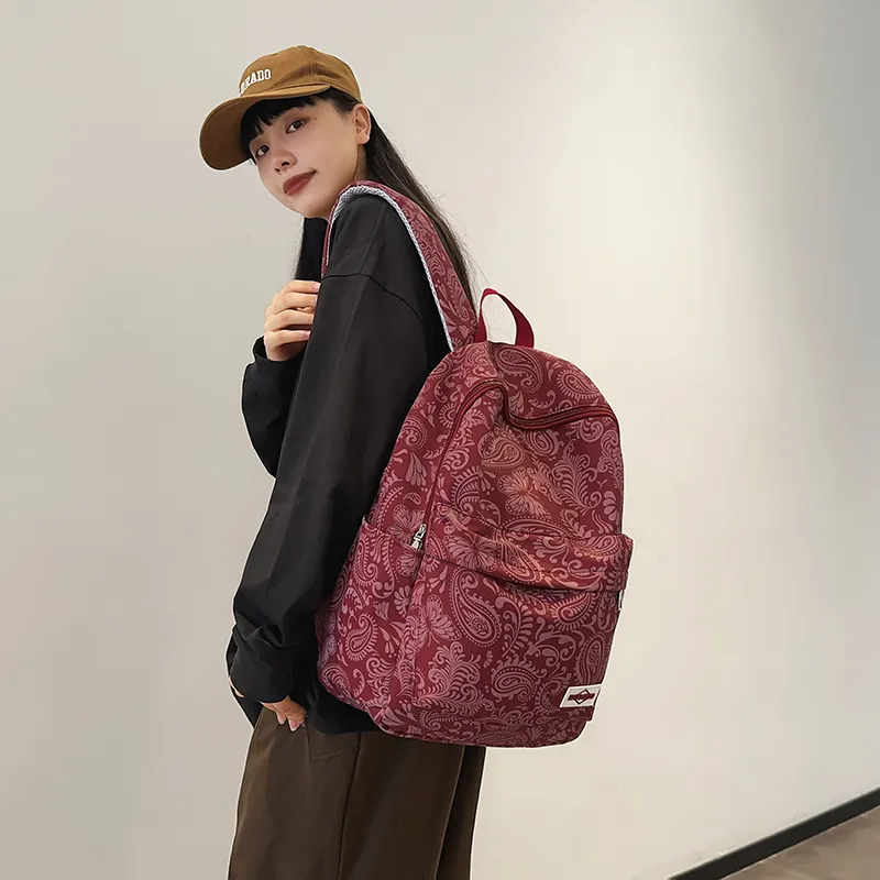 WICKBUEN Nylon Backpack Unisex Multicolor-11