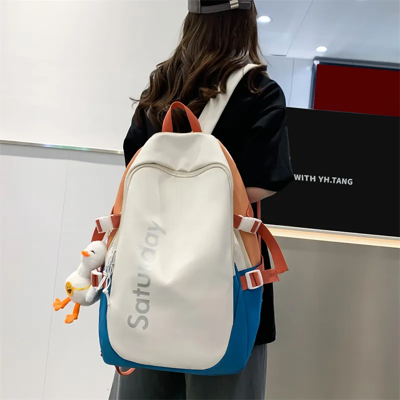 WICKBUEN Nylon Backpack Regular Unisex Multicolor-15