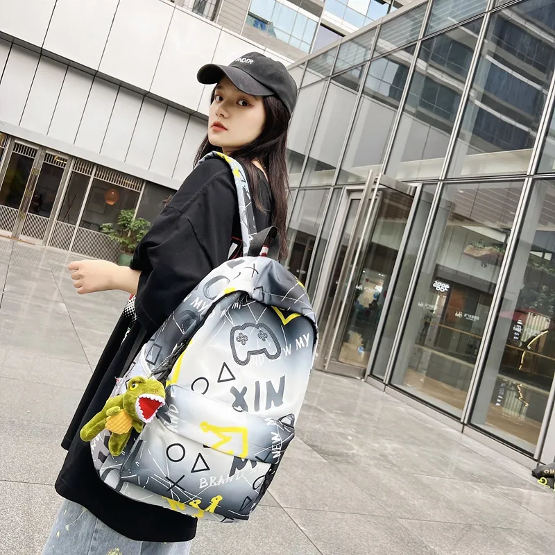 WICKBUEN Nylon Backpack Unisex Multicolor-4