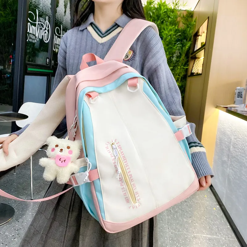 WICKBUEN Nylon Backpack Unisex Multicolor-4