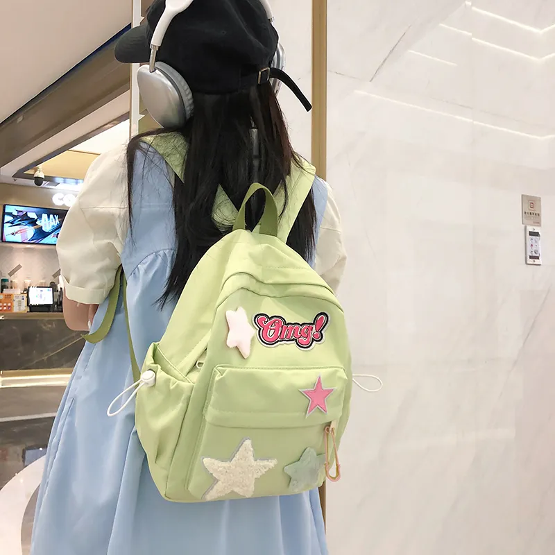 WICKBUEN Nylon Backpack Unisex Multicolor-15
