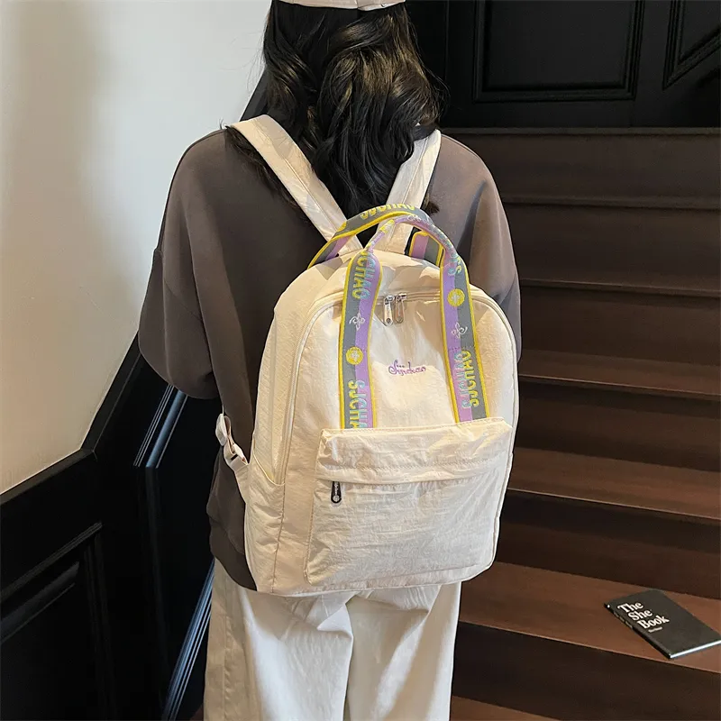 WICKBUEN Canvas Backpack Unisex Multicolor-9