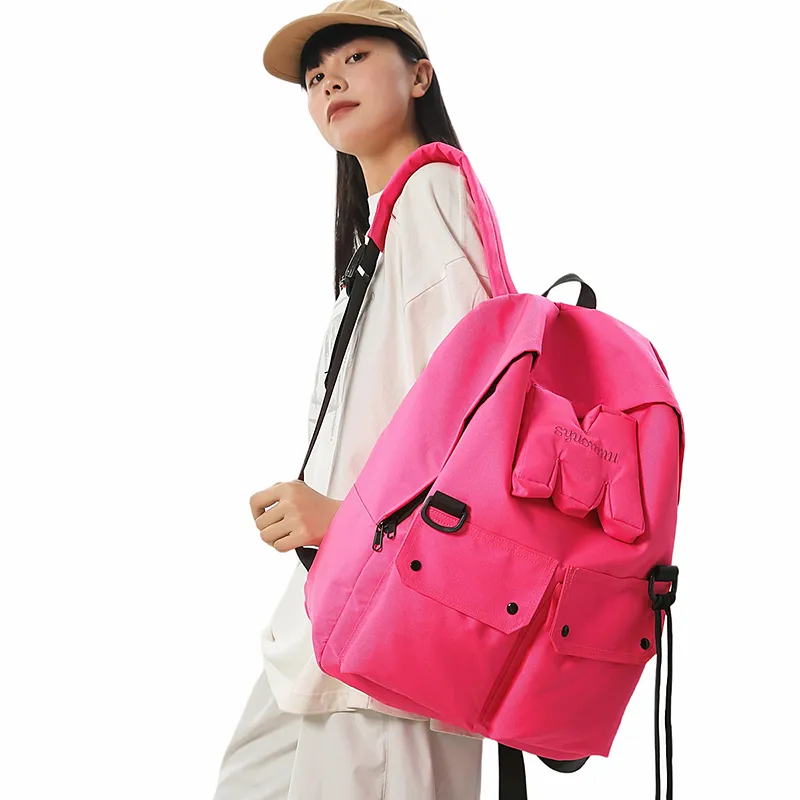 WICKBUEN Nylon Backpack Unisex Multicolor-3