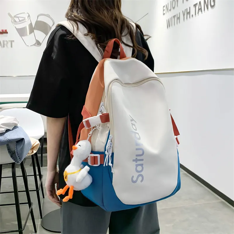 WICKBUEN Nylon Backpack Regular Unisex Multicolor-18