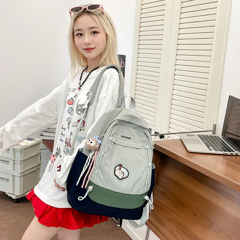 WICKBUEN Corduroy Backpack Unisex Multicolor-11