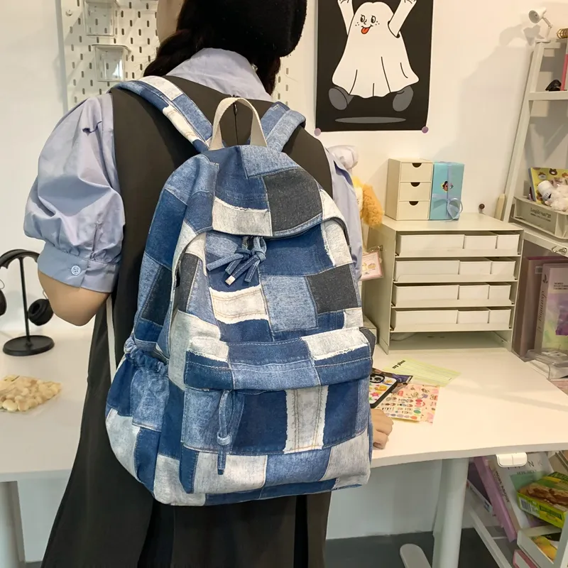 WICKBUEN Canvas Backpack Unisex Multicolor-2