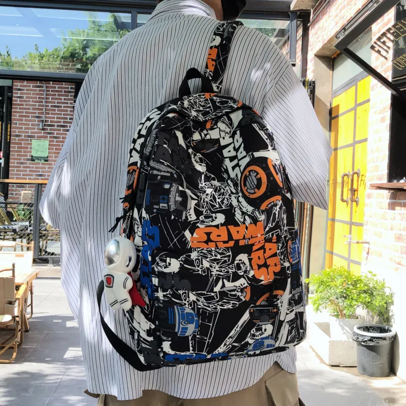 WICKBUEN Nylon Backpack Unisex Multicolor-12