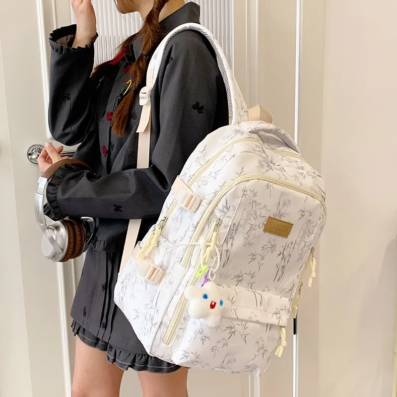 WICKBUEN Nylon Fabric Backpack Women's Multicolor-5