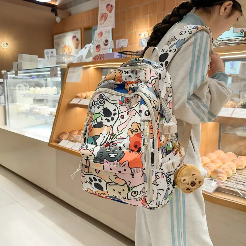 WICKBUEN Nylon Backpack Unisex Multicolor-19