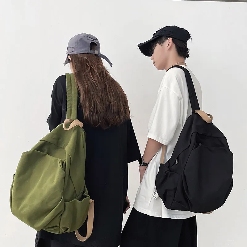 WICKBUEN Washable Canvas Backpack Unisex Multicolor-2