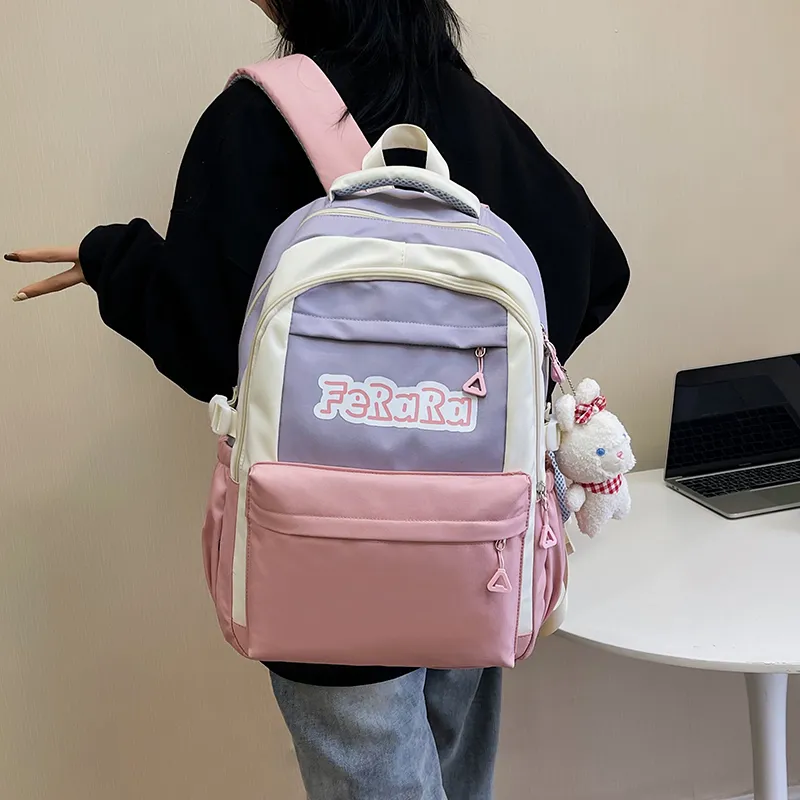 WICKBUEN Canvas Backpack Unisex Multicolor-9