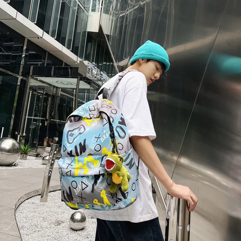 WICKBUEN Nylon Backpack Unisex Multicolor-21