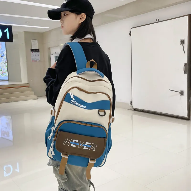 WICKBUEN Nylon Backpack Unisex Multicolor-4