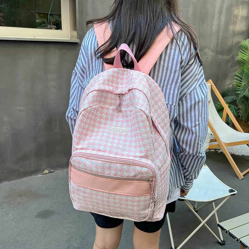WICKBUEN Nylon Fabric Backpack Women's Multicolor-1