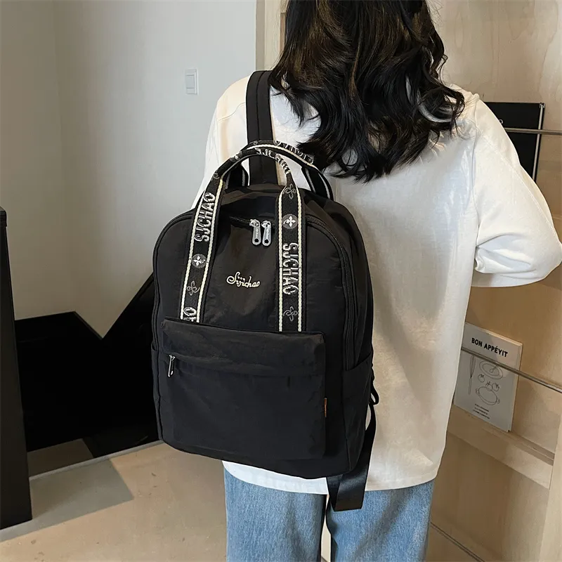 WICKBUEN Canvas Backpack Unisex Multicolor-14