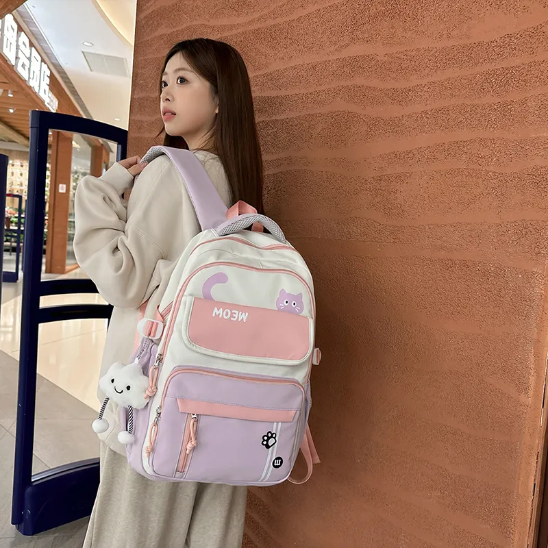 WICKBUEN Nylon Backpack Unisex Multicolor-11