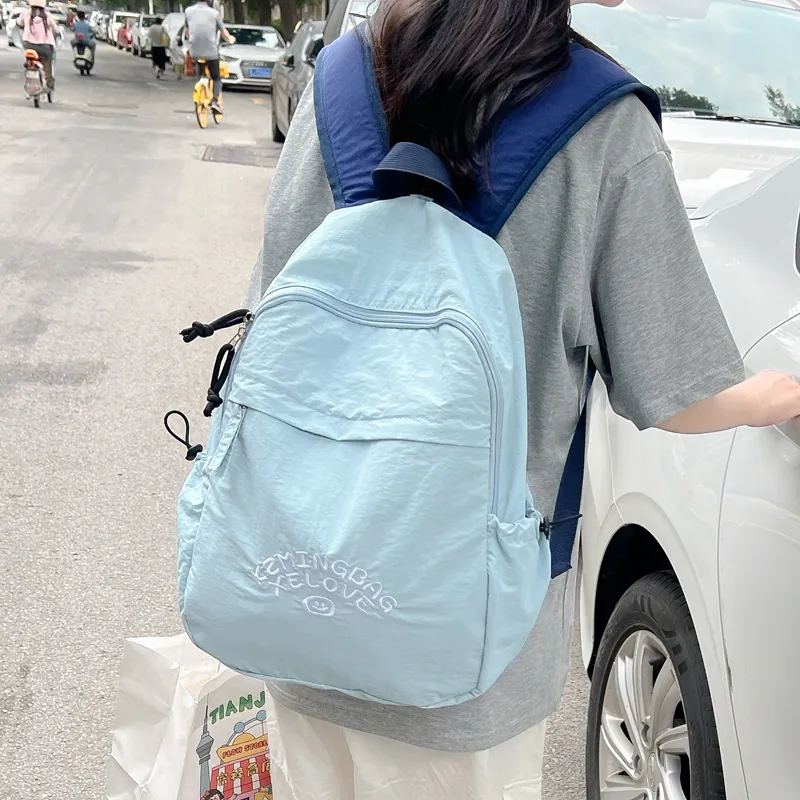 WICKBUEN Composite Cloth Backpack Unisex Multicolor-4