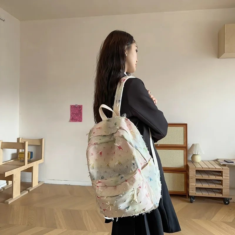 WICKBUEN Canvas Backpack Unisex Multicolor-17