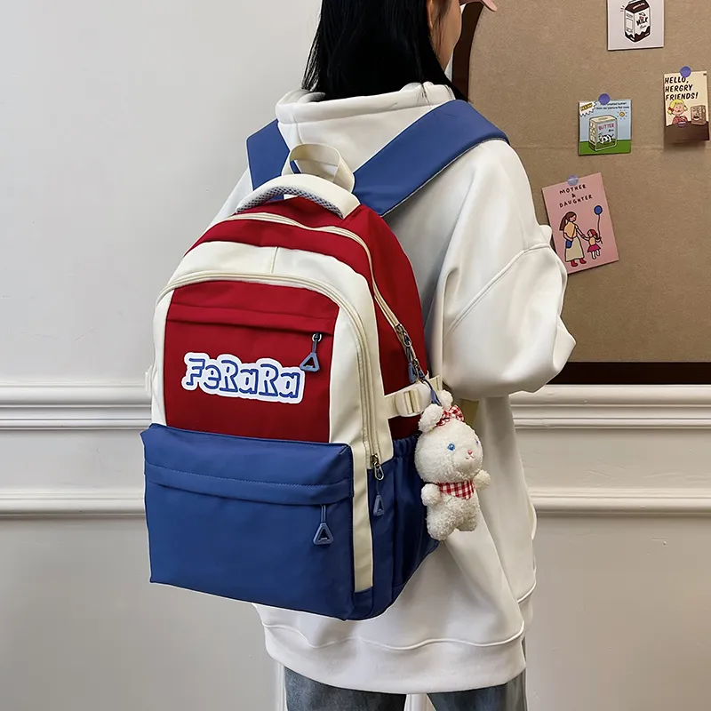 WICKBUEN Canvas Backpack Unisex Multicolor-3