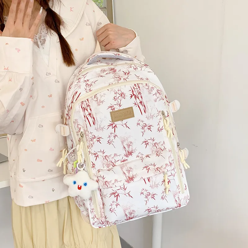 WICKBUEN Nylon Fabric Backpack Women's Multicolor-17