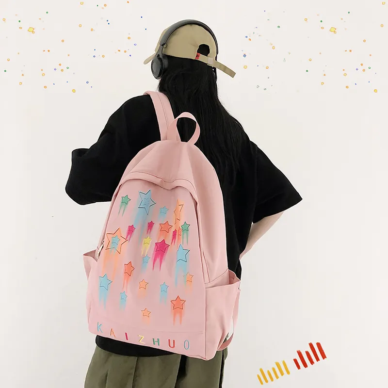 WICKBUEN Nylon Backpack Women's Multicolor-14