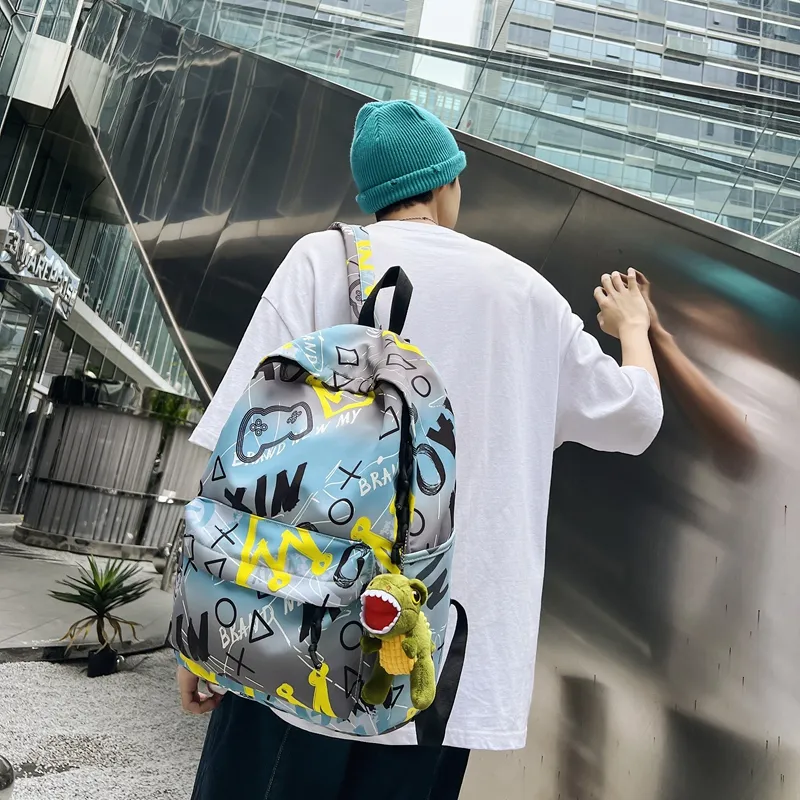 WICKBUEN Nylon Backpack Unisex Multicolor-20