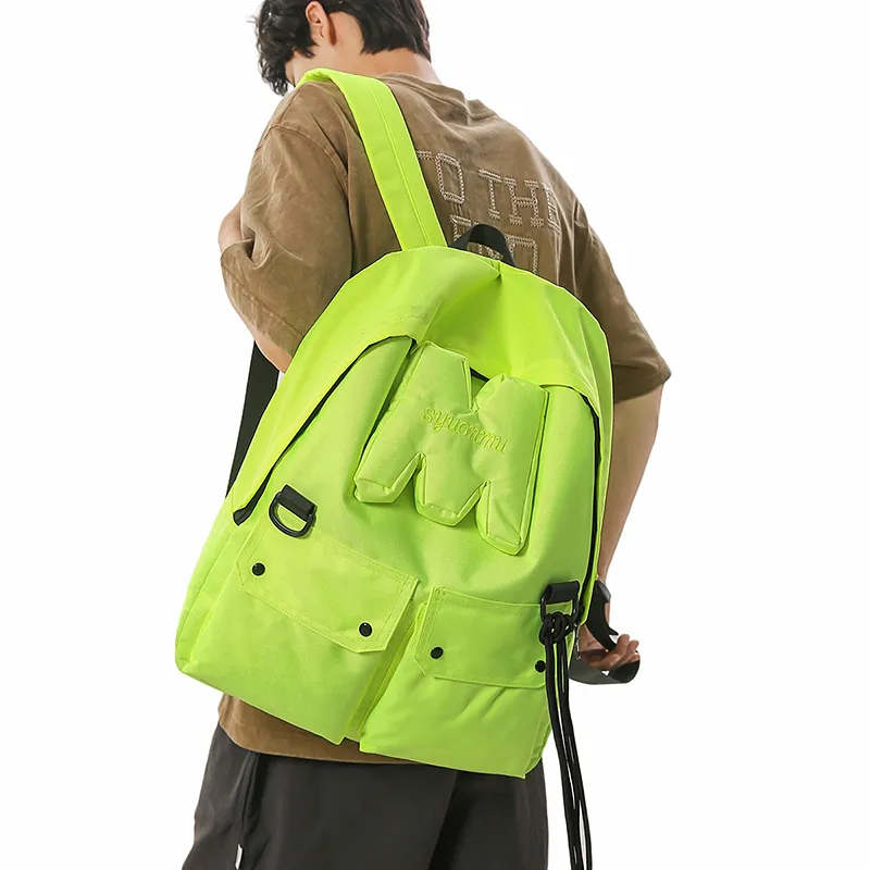 WICKBUEN Nylon Backpack Unisex Multicolor-16