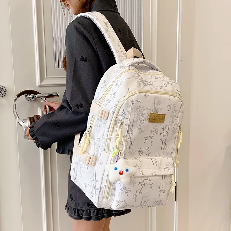 WICKBUEN Nylon Fabric Backpack Women's Multicolor-4