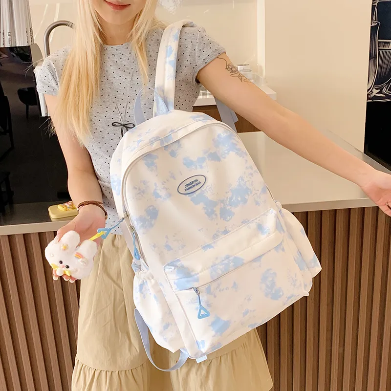 WICKBUEN Nylon Fabric Backpack Women's Multicolor-2