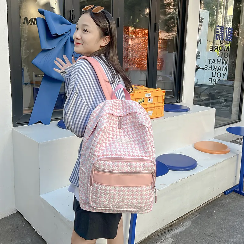 WICKBUEN Nylon Fabric Backpack Women's Multicolor-3
