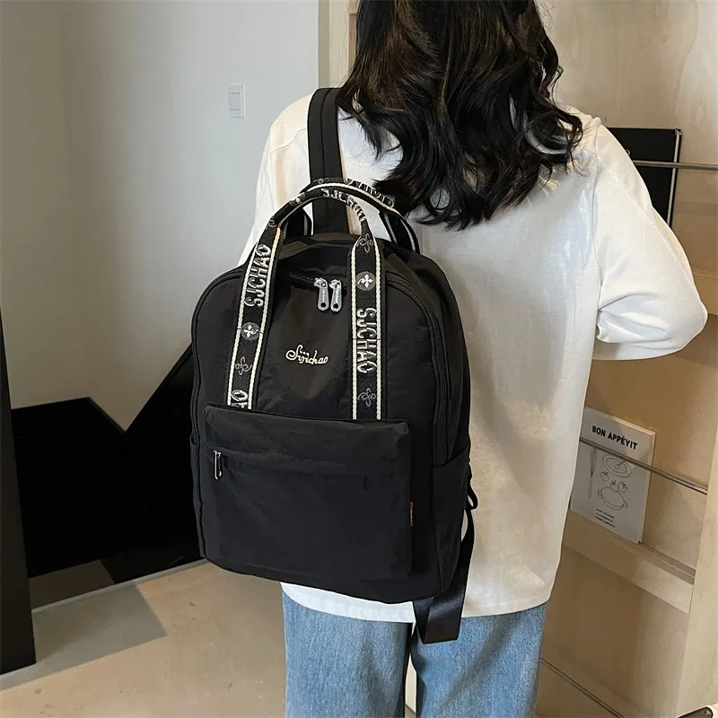 WICKBUEN Canvas Backpack Unisex Multicolor-13