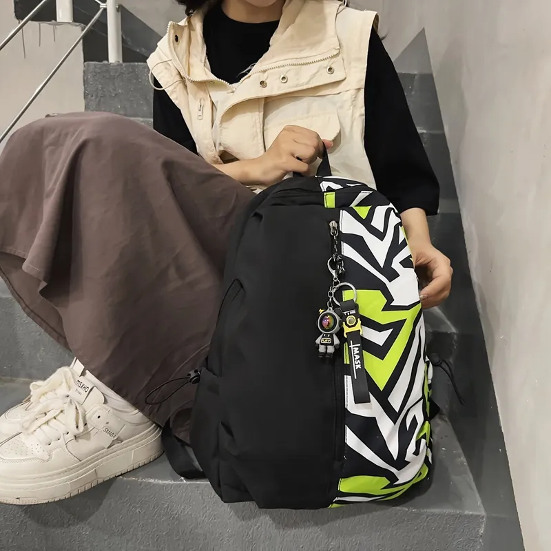 WICKBUEN Nylon Backpack Unisex Multicolor-3