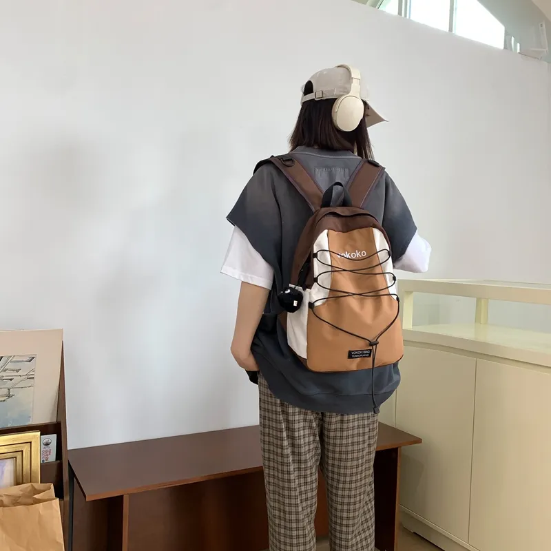 WICKBUEN Nylon Backpack Unisex Multicolor-15