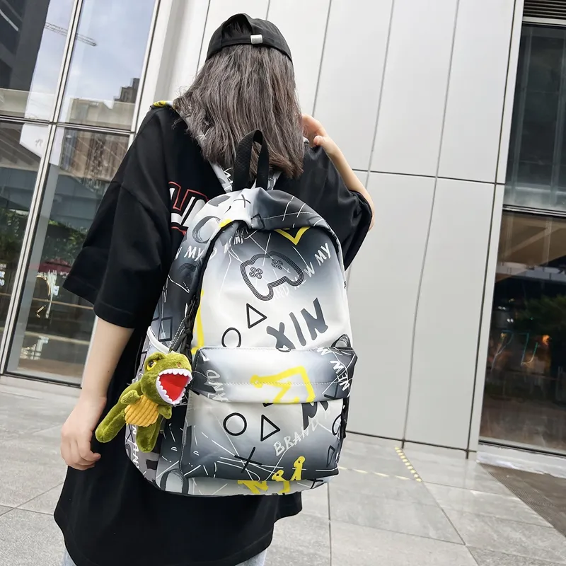 WICKBUEN Nylon Backpack Unisex Multicolor-1