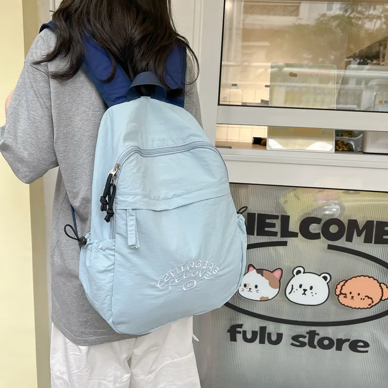 WICKBUEN Composite Cloth Backpack Unisex Multicolor-2