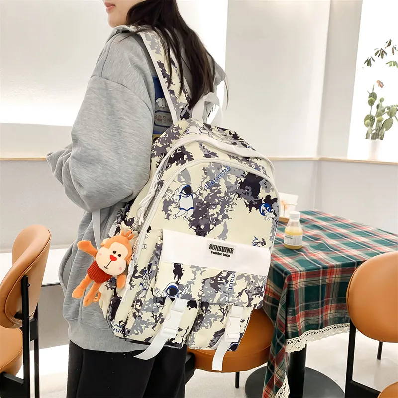 WICKBUEN Nylon Backpack Unisex Multicolor-3