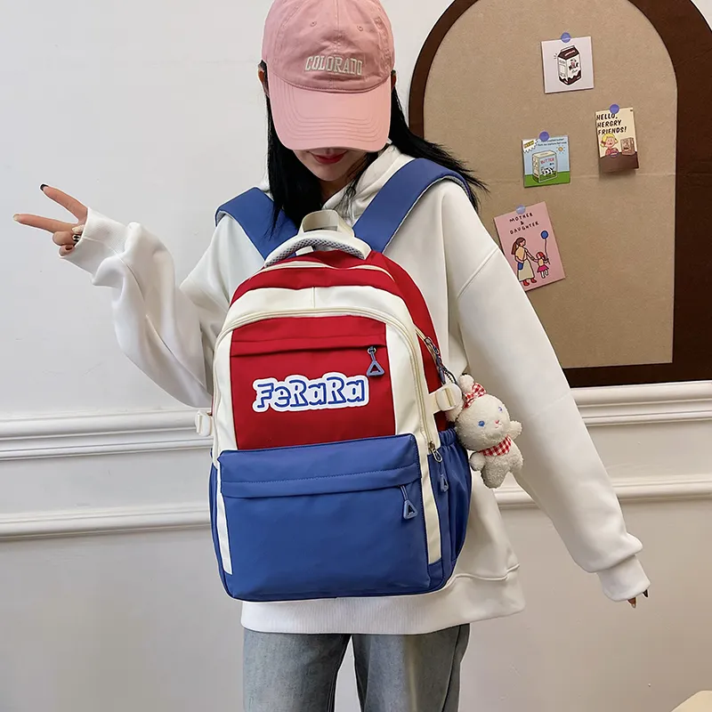 WICKBUEN Canvas Backpack Unisex Multicolor-1