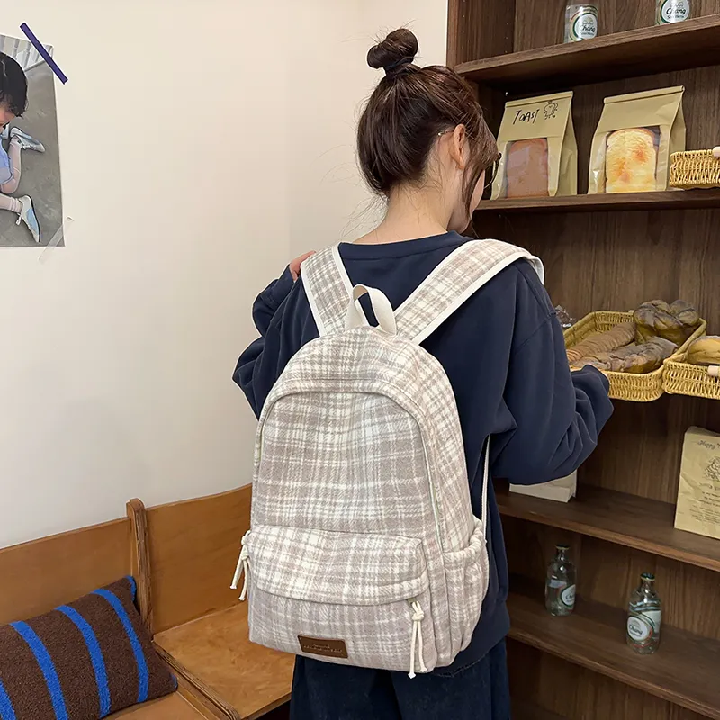 WICKBUEN Woolen Backpack Small Size Unisex Multicolor-1